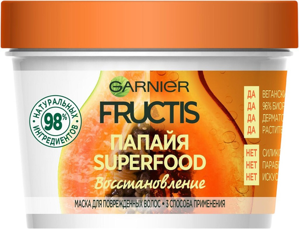 Fructis Маска для волос, 390 мл - купить с доставкой по выгодным ценам ...