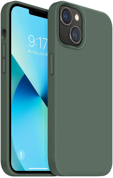 Силиконовый чехол на Айфон 14 с Логотипом / Silicone Case iPhone 14 ...