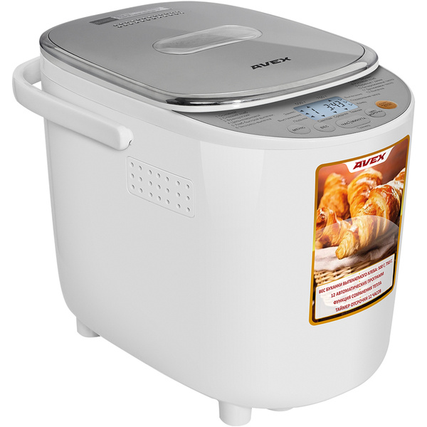 Хлебопечка AVEX BM 500 S, серый, белый - купить по доступным ценам с ...