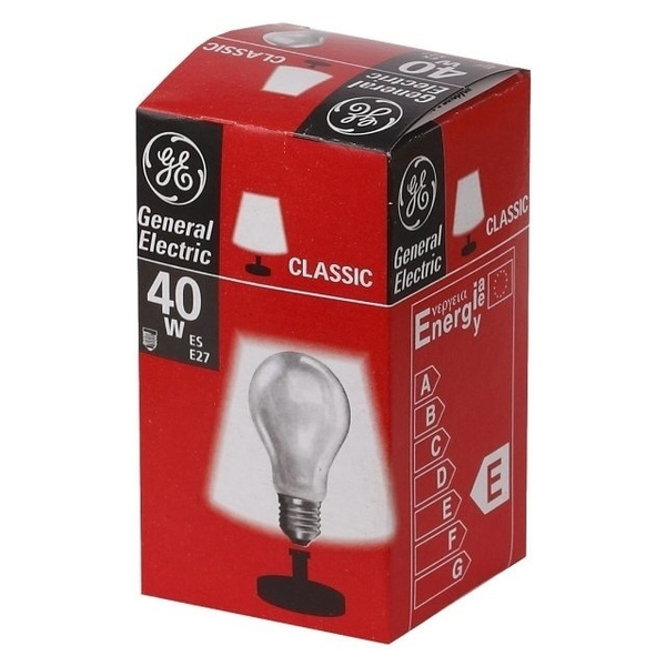 General Electric Лампочка Classic, "груша", матовый_Груша, 40 Вт ...