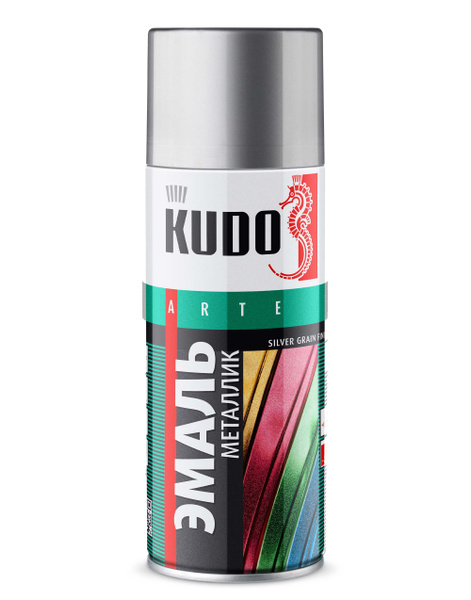 Аэрозольная краска KUDO "REFLECTIVE FINISH" металлик КР Быстросохнущая ...