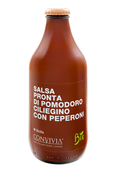 Соус томатный из томатов черри со сладким перцем BIO Salsa pronta di ...