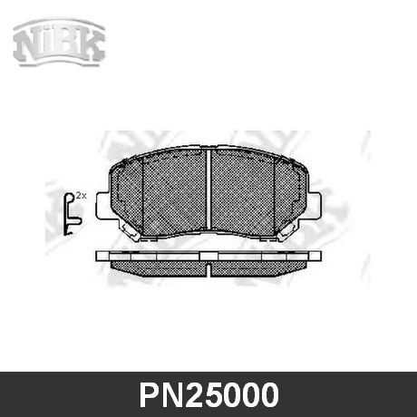Колодки тормозные NiBK PN25000 - купить по низким ценам в интернет ...