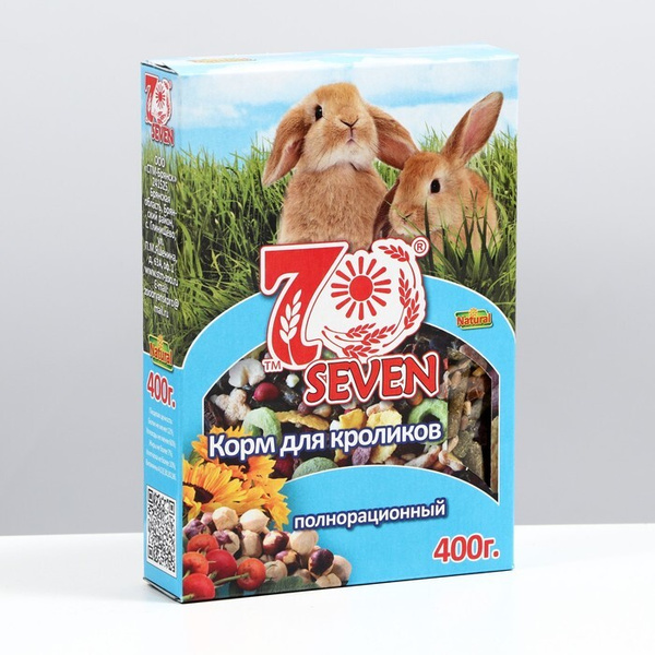 Корм сухой для кроликов, 400 г - купить с доставкой по выгодным ценам в ...