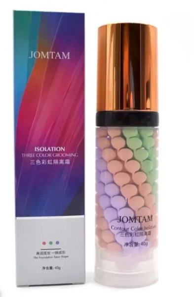 JOMTAM Корректор основа 3 в 1 для выравнивания тона кожи под макияж ...
