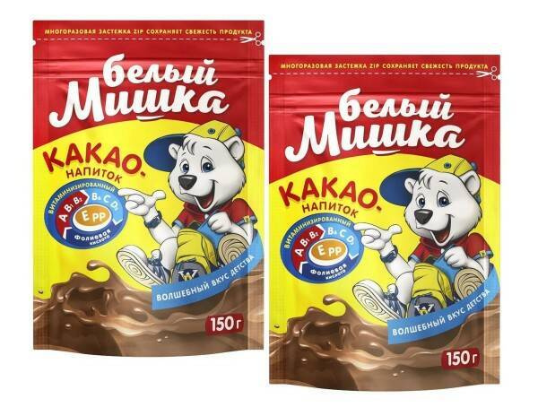 Какао Белый Мишка - купить с доставкой по выгодным ценам в интернет ...