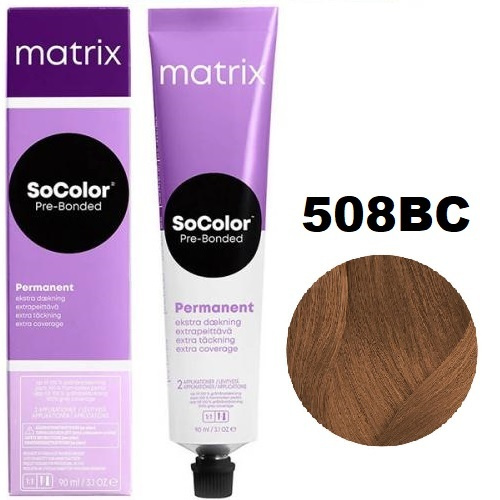 Matrix SoColor крем краска для волос 508BC светлый блондин коричнево ...