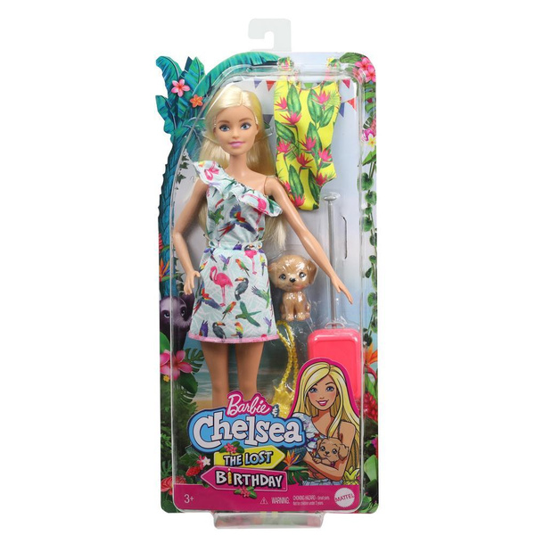 Barbie. Игровой набор "Chelsea The Lost Birthday: Кукла с высотой 29,8 ...
