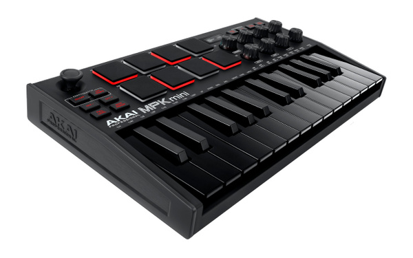 AKAI MPK MINI 3 BLACK USB/MIDI-клавиатура контроллер с 8 пэдами ...
