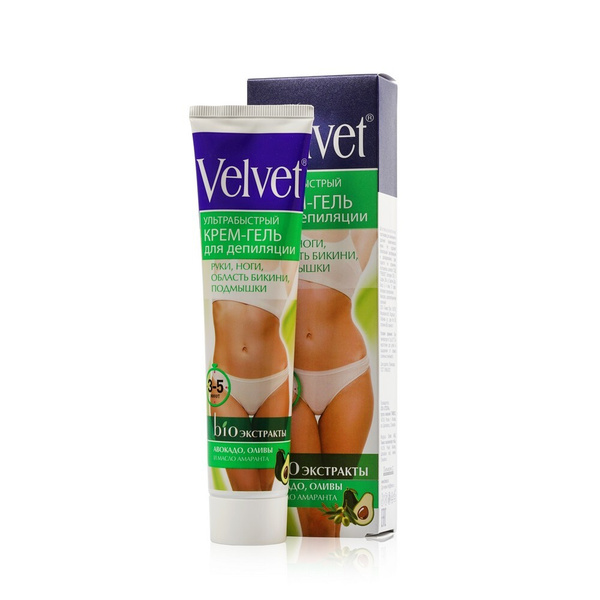 Крем - гель для депиляции Velvet ультрабыстрый для зоны бикини 125мл ...