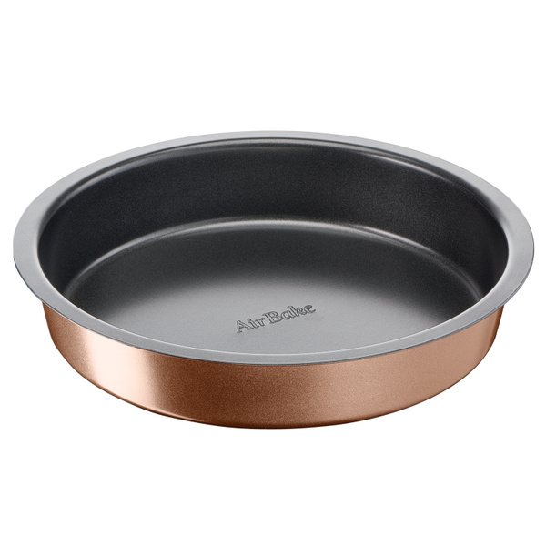 Круглая форма Tefal Air Bake J2559614, диаметр 23 см, с антипригарным ...