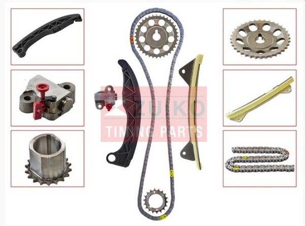 Комплект цепи ГРМ Toyota Yaris/Vitz 05- (1KR-FE) Zuiko - Zuiko арт ...