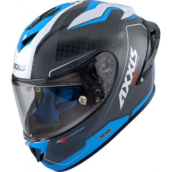 AXXIS FF104C Cobra Rage карбоновый мотошлем синий (размер: xl) - купить ...