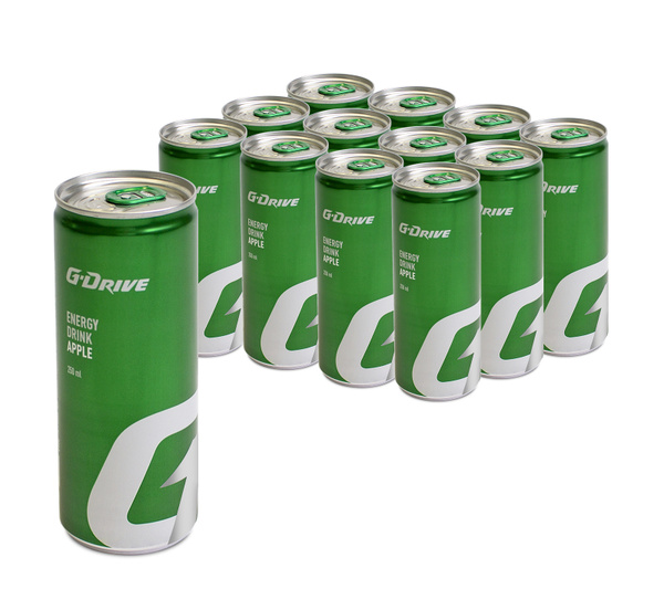 Энергетический напиток G-Drive Apple 0,25х12 купить на OZON по низкой ...