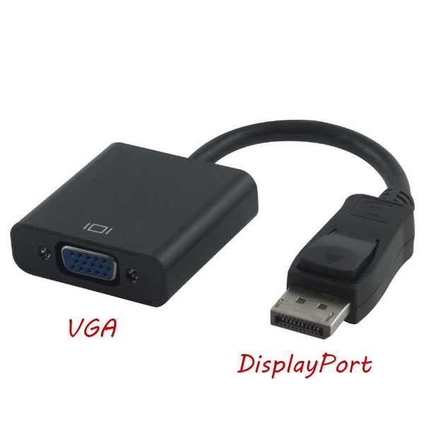 Display Port (DP) -> VGA переходной кабель для подключения VGA монитора ...