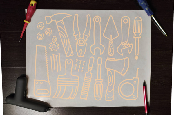 Наклейки для инструментов / строительные инструменты / маркировка на ...