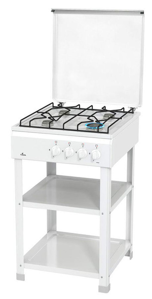Плита газовая FLAMA AVG 1401 W без духовки, на подставке купить c ...