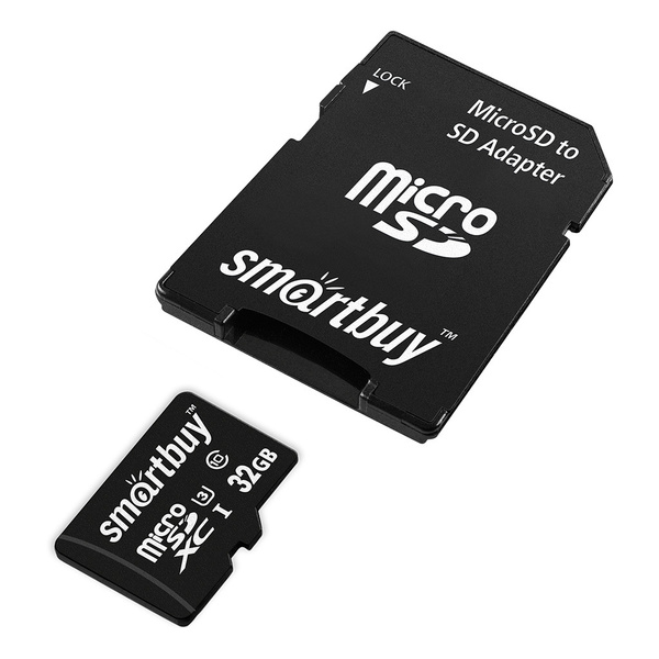 Карта памяти Micro SD 32 Гб U3 V30, 90/55 Mb/s, с адаптером SD - купить ...