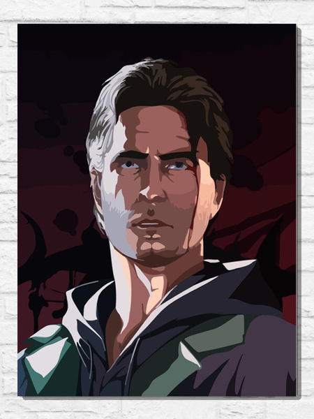 Картина по номерам на холсте игра Alan Wake (PS, Xbox, PC, Switch ...