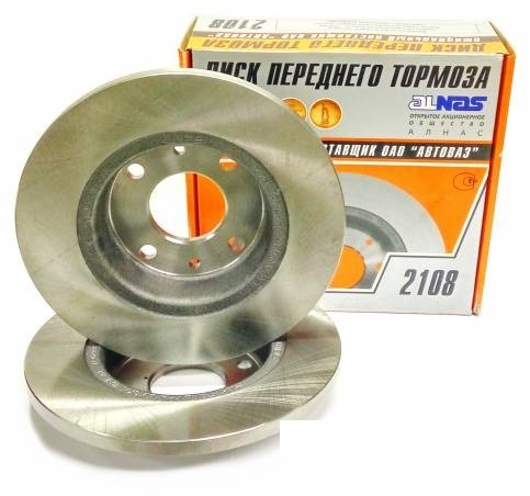 Диски тормозные передние R13 для а/м ВАЗ 2108-2199 / 2113-2115 ALNAS ...