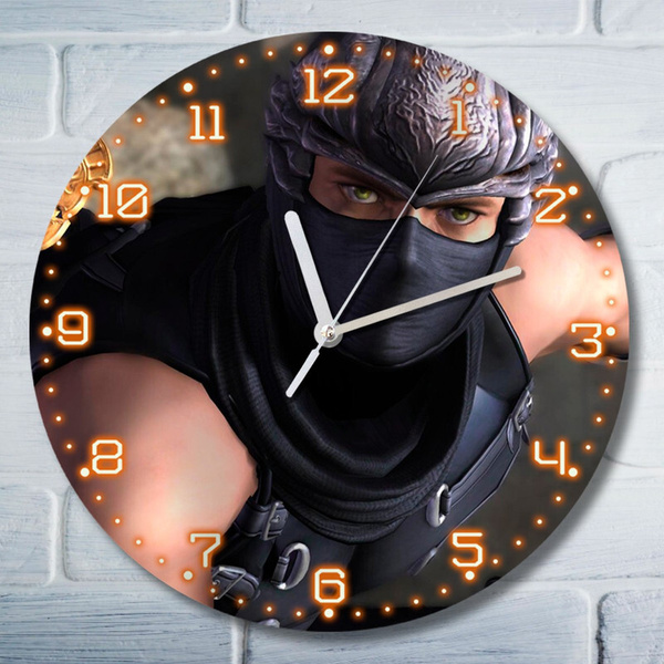 Настенные часы УФ игры Ninja Gaiden (ниндзя гарден, PS, Xbox, PC ...