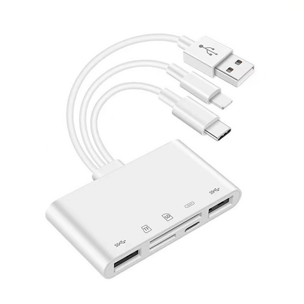 (O018)OTG USB-камера, мультимедийный адаптер для чтения карт памяти ...