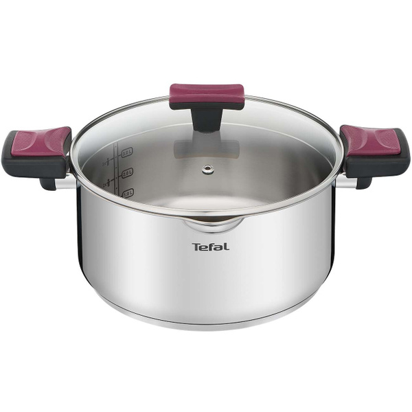 Кастрюля Tefal Cook&Clip 5л с крышкой (G7234674) купить на OZON по ...