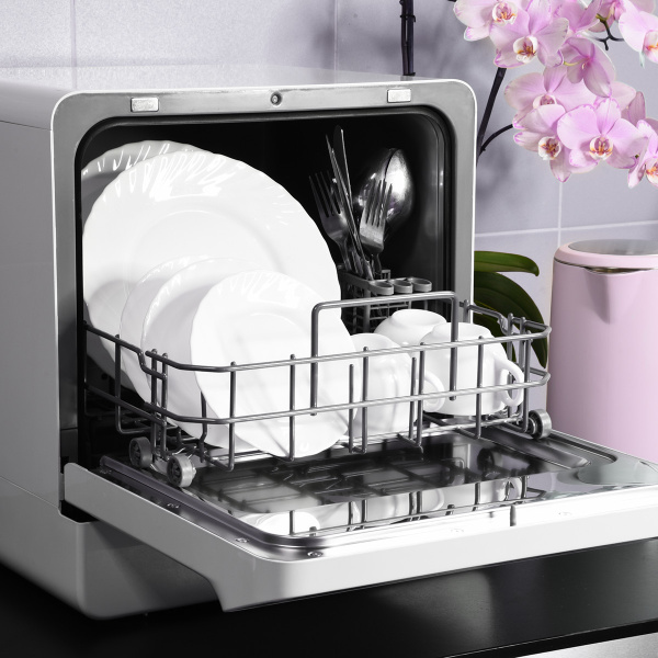 Посудомоечная машина Oursson DW4002TD/WH компактная , настольная купить ...