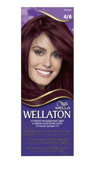 Wellaton интенсивная стойкая крем-краска для волос, 4/6 Божоле ...