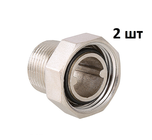 Сгон VALTEC VTr.015 с накидной гайкой 1/2", 2 шт купить на OZON по ...