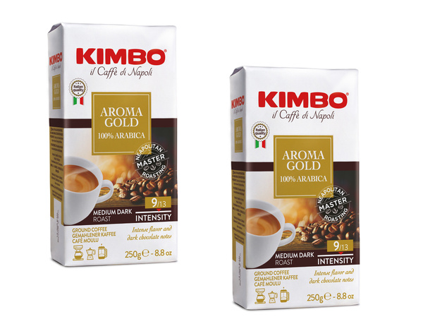 Кофе жареный молотый Kimbo Aroma Gold 250g (Кимбо Арома Голд 250г ...