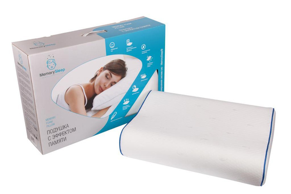 Поддерживающая подушка 39x59см, Подушка MemorySleep S Grand Plus Волна ...
