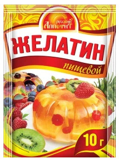 "Русский аппетит" Желатин пищевой 10гр.*7шт. - купить с доставкой по ...