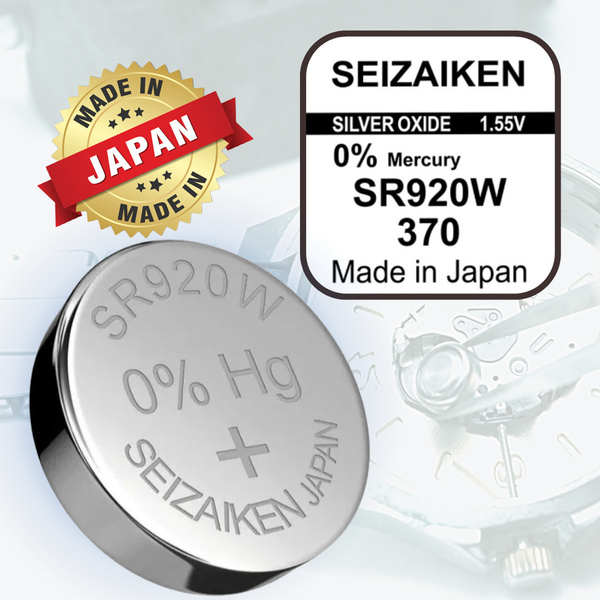 Характеристики Батарейка часовая (для часов) Seizaiken (Seiko) SR 920W ...