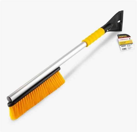Щетка для снега Hofer (скребок) (жесткий ворс d-25) 70 см.
