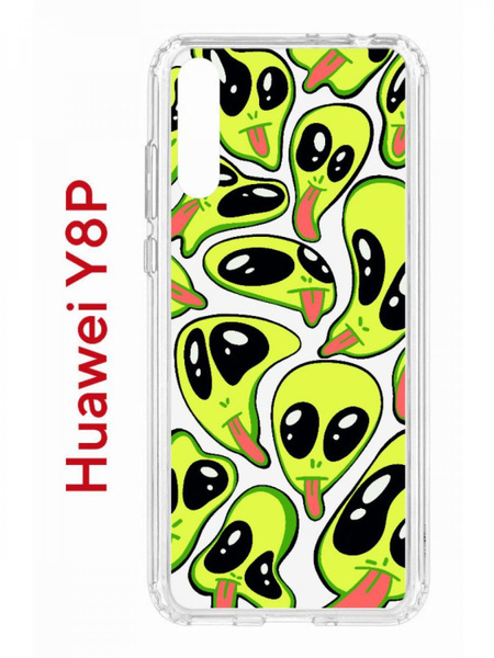 Чехол на Huawei Y8P/ P Smart S/Honor 30i Kruche Print с рисунком ...