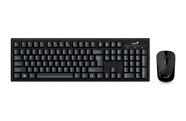 Комплект клавиатура + мышь беспроводная Genius Smart KM-8101, черный ...