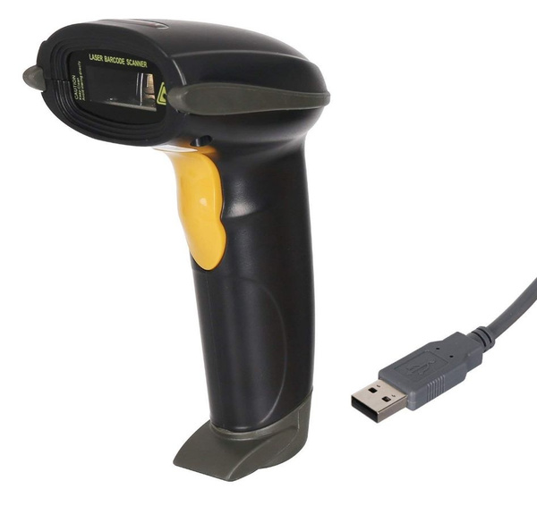 Сканер штрих кода, для линейный кодов USB (1C, Мой склад, Эвотор, Атол ...