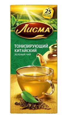 Чай "Лисма" Тонизирующий зеленый 25пак*1,5гр. 7шт. - купить с доставкой ...