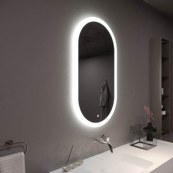 Зеркало для ванной AQUA DE MARCO "FLY", 100 см х 55 см - купить по ...