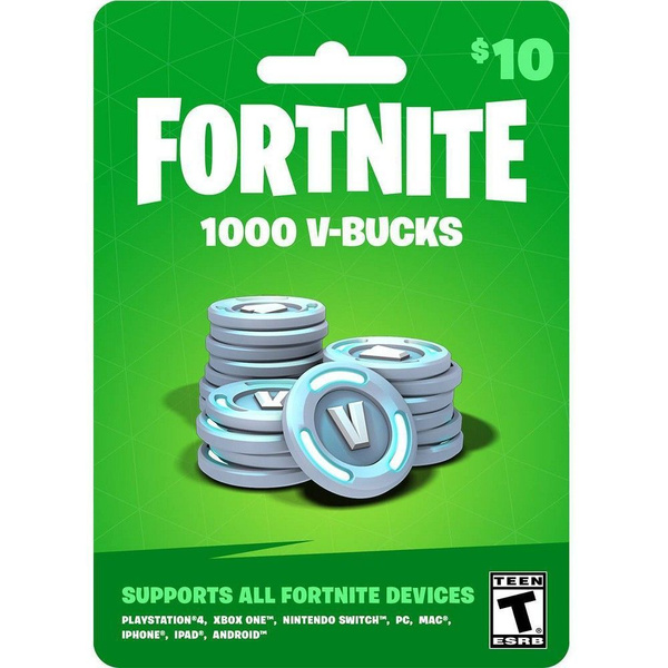 Код активации Fortnite 1000 V-Bucks купить по низкой цене с доставкой в ...