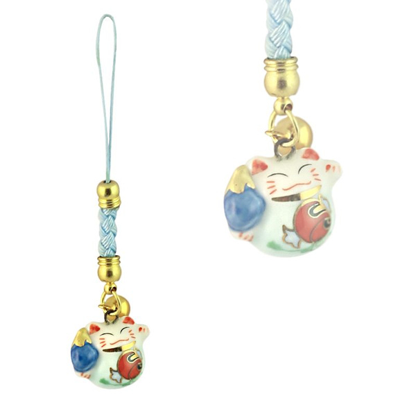 Манеки-Неко подвеска для телефона "Сила и Здоровье!" купить по низким ...