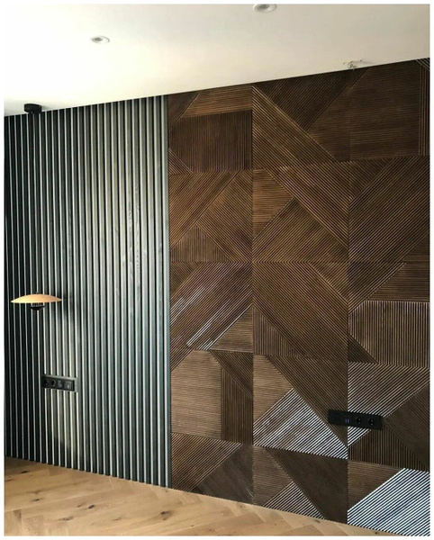 Рифленые стеновые панели из Сосны купить по выгодной цене в интернет ...