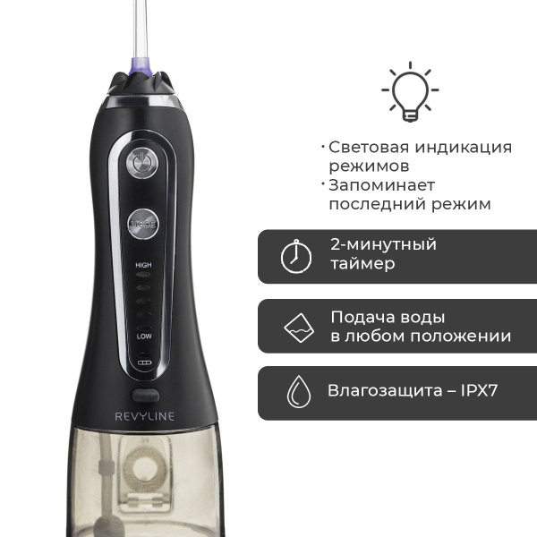 Ирригатор для полости рта Revyline RL 450 White, белый, Ревилайн купить ...