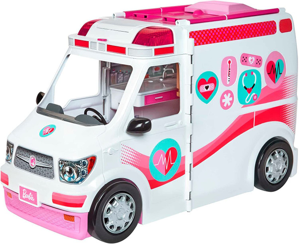 Barbie Игрушечная скорая помощь Frm19 - купить с доставкой по выгодным ...
