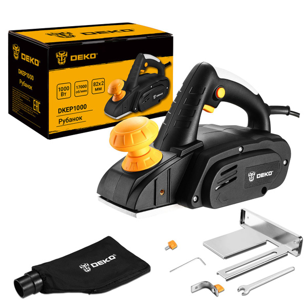 Рубанок DEKO DKEP1000, 1000 Вт купить по низкой цене с доставкой в ...