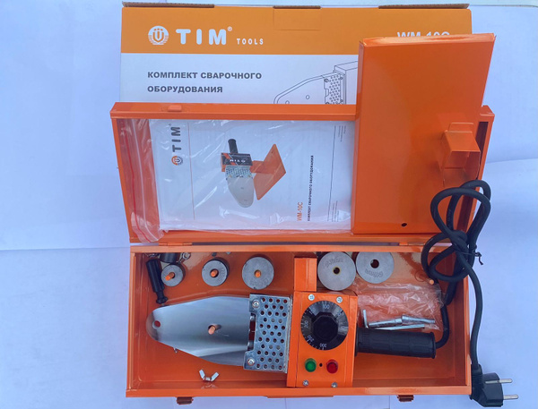 Паяльник для полипропиленовых труб TIM WM-10C (800 Вт, 20-40мм, 4 ...