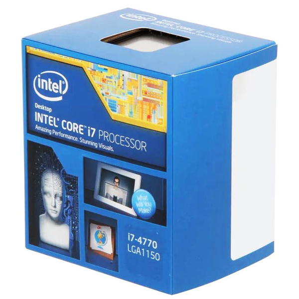 Процессор Intel Core i7 4-го поколения, BOX (с кулером), 4 яд., 3.4 ГГц ...