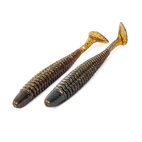 Noike Wobble Shad Lot de 12 Poissons en Caoutchouc pour pêche à la Barbe, à la Truite et au Sandre, en Caoutchouc, leurres en Caoutchouc, leurre de