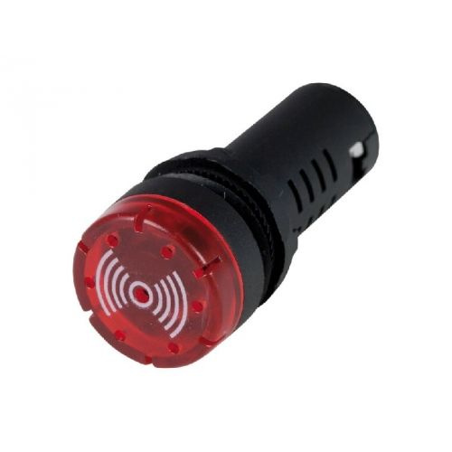 Индикатор светозвуковой AD16 22SM 12V красный LED (1 шт.) купить на ...
